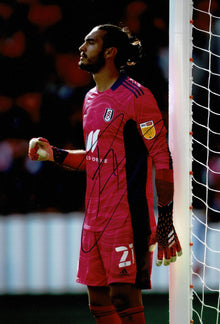  Paulo Gazzaniga Signed 12X8 Photo Fulham F.C. Autograph AFTAL COA (9086)