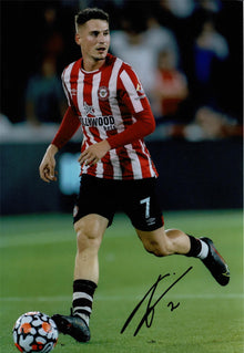 Sergi Canos Signed 12X8 Photo Brentford F.C. Autograph AFTAL COA (1933)