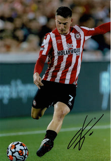  Sergi Canos Signed 12X8 Photo Brentford F.C. Autograph AFTAL COA (1949)