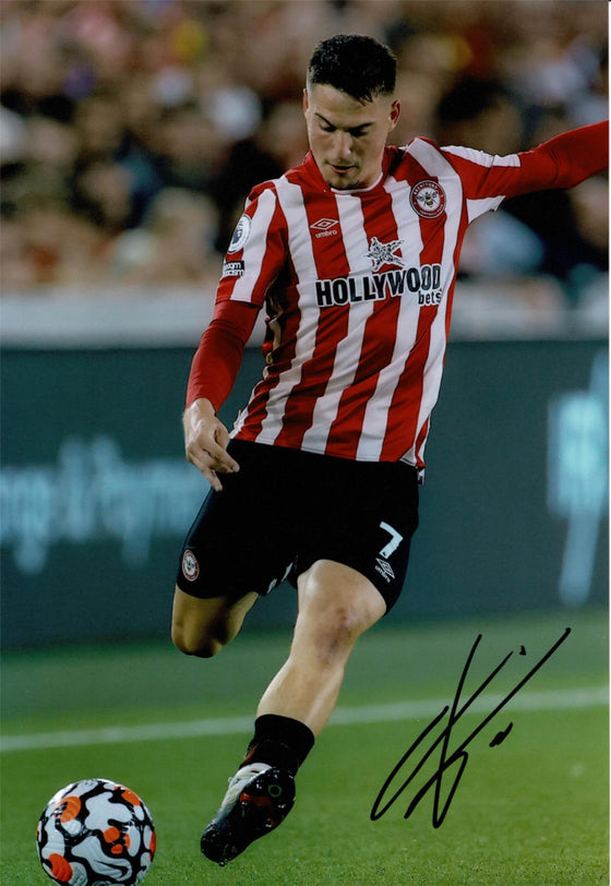 Sergi Canos Signed 12X8 Photo Brentford F.C. Autograph AFTAL COA (1949)