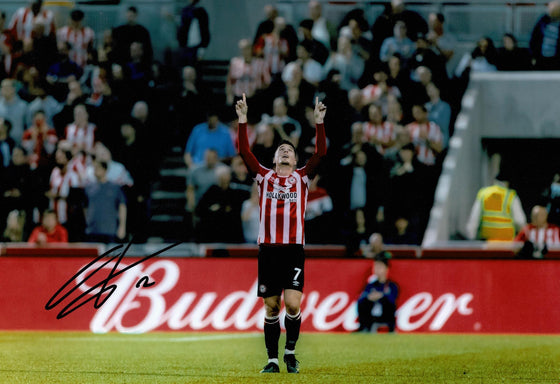 Sergi Canos Signed 12X8 Photo Brentford F.C. Autograph AFTAL COA (1950)