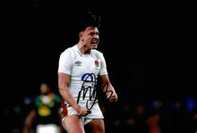  Marcus Smith Signed 12X8 Photo England & Harlequins Rugby AFTAL COA (2149)