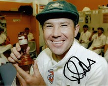  Ricky Ponting Signed 10X8 Photo Cricket Australia Genuine AFTAL COA (2514)