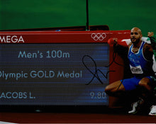  Marcell Jacobs Signed 10X8 Photo Tokyo 2020 Genuine Signature AFTAL COA (C)