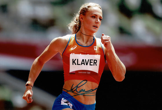 Lieke Klaver Signed 12X8 Photo Tokyo 2020 Genuine Signature AFTAL COA (A)
