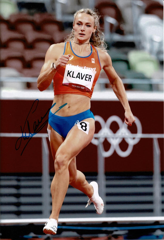 Lieke Klaver Signed 12X8 Photo Tokyo 2020 Genuine Signature AFTAL COA (C)