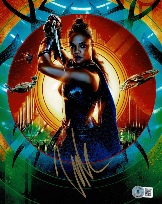Tessa Thompson SIGNED 10X8 PHOTO Thor BAS COA (7230)