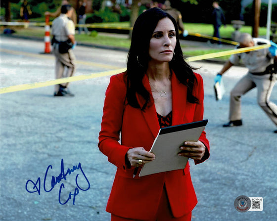 Courteney Cox SIGNED 10X8 Photo Scream Actress Friends BAS TPA (7287)