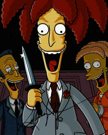 Kelsey Grammer SIGNED 10X8 PHOTO The Simpsons Sideshow Bob AFTAL COA (7322)