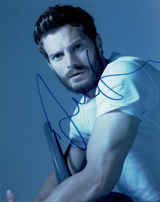 Jamie Dornan Signed 10X8 Photo Genuine Signature AFTAL COA (7340)