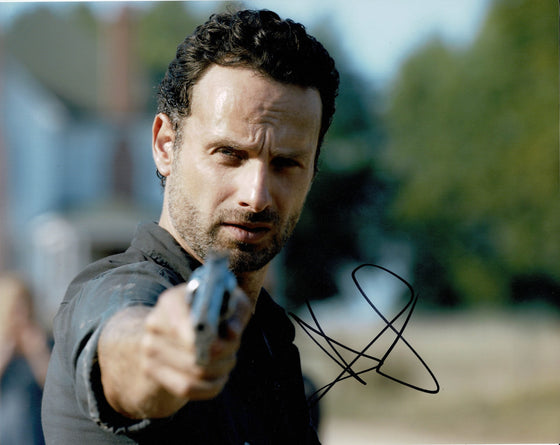 Andrew Lincoln Signed 10X8 Photo Walking Dead GENUINE SIGNATURE AFTAL COA (7333)