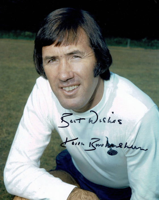 Keith Burkinshaw SIGNED 10X8 Photo Tottenham Hotspur F.C. AFTAL COA (1135)