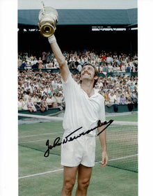  John Newcombe Signed 10X8 Photo Wimbledon Champion GENUINE AFTAL COA (A)