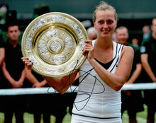  Petra Kvitova Signed 10X8 Photo Wimbledon Champion GENUINE AFTAL COA (A)