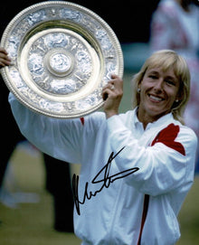  Martina Navratilova Signed 10X8 Photo Tennis Legend AFTAL COA (A)