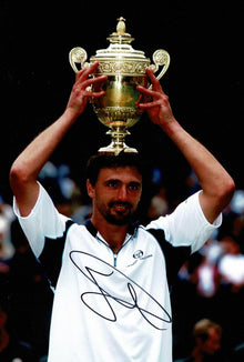  Goran Ivanisevic Signed 12X8 PHOTO Genuine Signature Tennis Legend AFTAL COA (I)