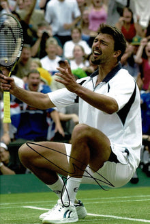  Goran Ivanisevic Signed 12X8 PHOTO Genuine Signature Tennis Legend AFTAL COA (K)