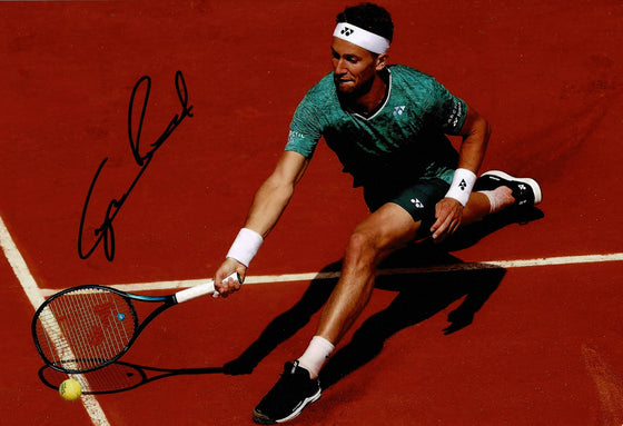 Casper Ruud Signed 12X8 PHOTO Genuine Signature AFTAL COA (E)
