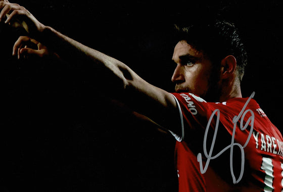 Roman Yaremchuk Signed 12X8 Photo S.L. Benfica AFTAL COA (1523)
