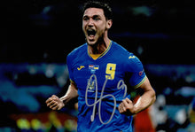  Roman Yaremchuk Signed 12X8 Photo Club Brugge & Ukraine AFTAL COA (1531)