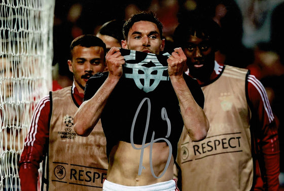 Roman Yaremchuk Signed 12X8 Photo S.L. Benfica AFTAL COA (1538)
