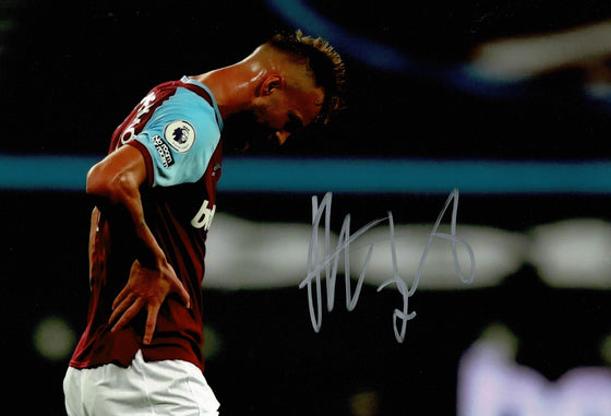 Andriy Yarmolenko Signed 12X8 Photo West Ham Genuine Signature AFTAL COA (1557)