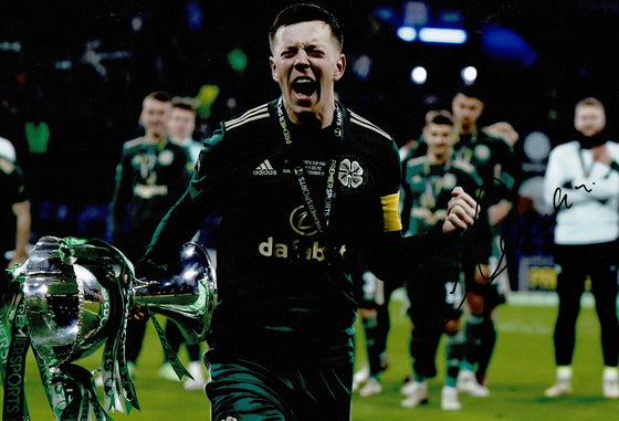Callum McGregor Signed 10X8 Photo Celtic F.C Genuine Autograph AFTAL COA (9073)
