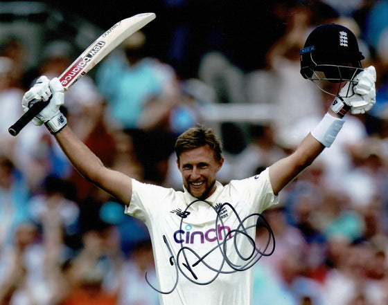 Joe ROOT Signed 10X8 Photo England Cricket AFTAL COA (2515)