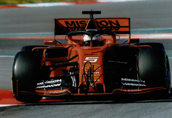 Sebastian Vettel Signed 12X8 Photo Genuine AUTOGRAPH Formula One Legend (3601)