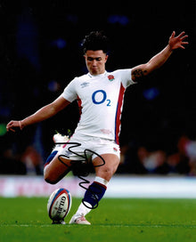  Marcus Smith Signed 10X8 Photo England & Harlequins Rugby AFTAL COA (2309)
