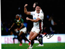  Marcus Smith Signed 10X8 Photo England & Harlequins Rugby AFTAL COA (2310)