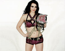  Paige Saraya SIGNED 10X8 PHOTO AEW WWE AUTOGRAPH AFTAL COA (7001)