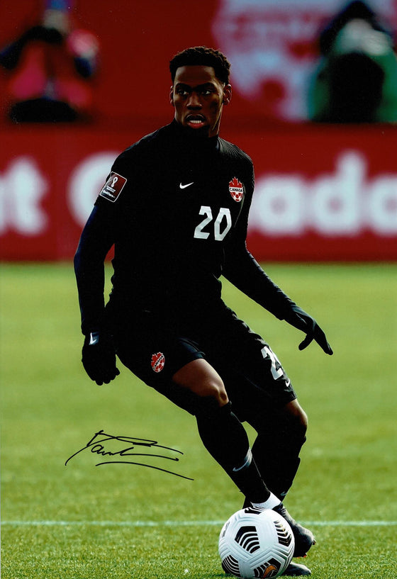 Jonathan David Signed 12X8 Photo Lille OSC Canada AFTAL COA (1468)