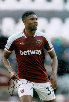  Ben Johnson SIGNED 12X8 Photo West Ham United Genuine AFTAL COA (1642)