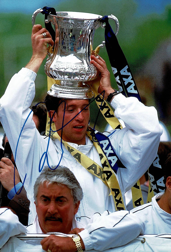 Robbie Fowler SIGNED 12X8 PHOTO GENUINE Liverpool FC SIGNATURE AFTAL COA (1674)