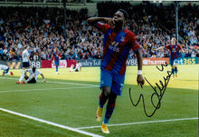  Odsonne Edouard Signed Crystal Palace F.C. Genuine Signature AFTAL COA (1718)