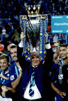  Claudio Ranieri Signed 12X8 Photo Leicester City F.C. Genuine COA AFTAL (1442)