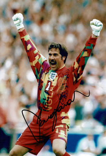  DAVID SEAMAN Signed 12X8 Photo ENGLAND EURO 96 AFTAL COA (9057)