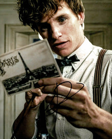  Eddie Redmayne SIGNED 10X8 Photo The Secrets of Dumbledore Photo AFTAL COA (5430