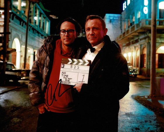Cary Fukunaga SIGNED 10X8 Photo No Time To Die AFTAL COA (5402)
