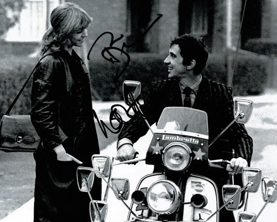 Phil Daniels & Leslie Ash SIGNED 10X8 PHOTO Quadrophenia Genuine AFTAL COA (5386