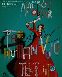  Pedro Almodóvar SIGNED 10X8 Photo The Human Voice AFTAL COA (5365)