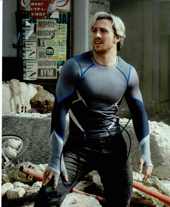 Aaron Taylor-Johnson Signed 10X8 Photo Avengers: Age of Ultron AFTAL COA (5347)