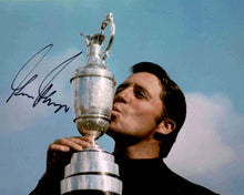  Gary Player Signed 10X8 Photo Nine Time Major Winner AFTAL COA (3066)