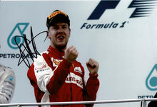  Sebastian Vettel Signed 12X8 Photo Genuine AUTOGRAPH Formula One Legend (3620)