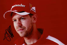  Sebastian Vettel Signed 12X8 Photo Genuine AUTOGRAPH Formula One Legend (3621)