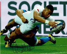  Anthony Watson Signed 10X8 Photo England Rugby Grand Slam Winner AFTAL COA (2318