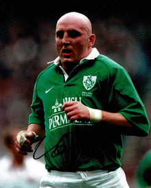  Keith Wood Signed 10X8 Photo Lions Munster & Ireland Rugby AFTAL COA (2322)