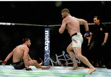  Michael Bisping Signed 12X8 Photo UFC GENUINE Signature AFTAL COA (I)