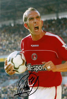  Paolo Di Canio SIGNED 12X8 Photo Charlton Athletic F.C. AFTAL COA (1877